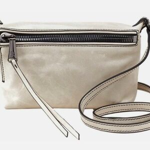 Hobo International Alexis Mini Crossbody, leather, color Linen, pre owned
